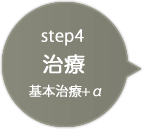 Step4.治療 基本治療+α